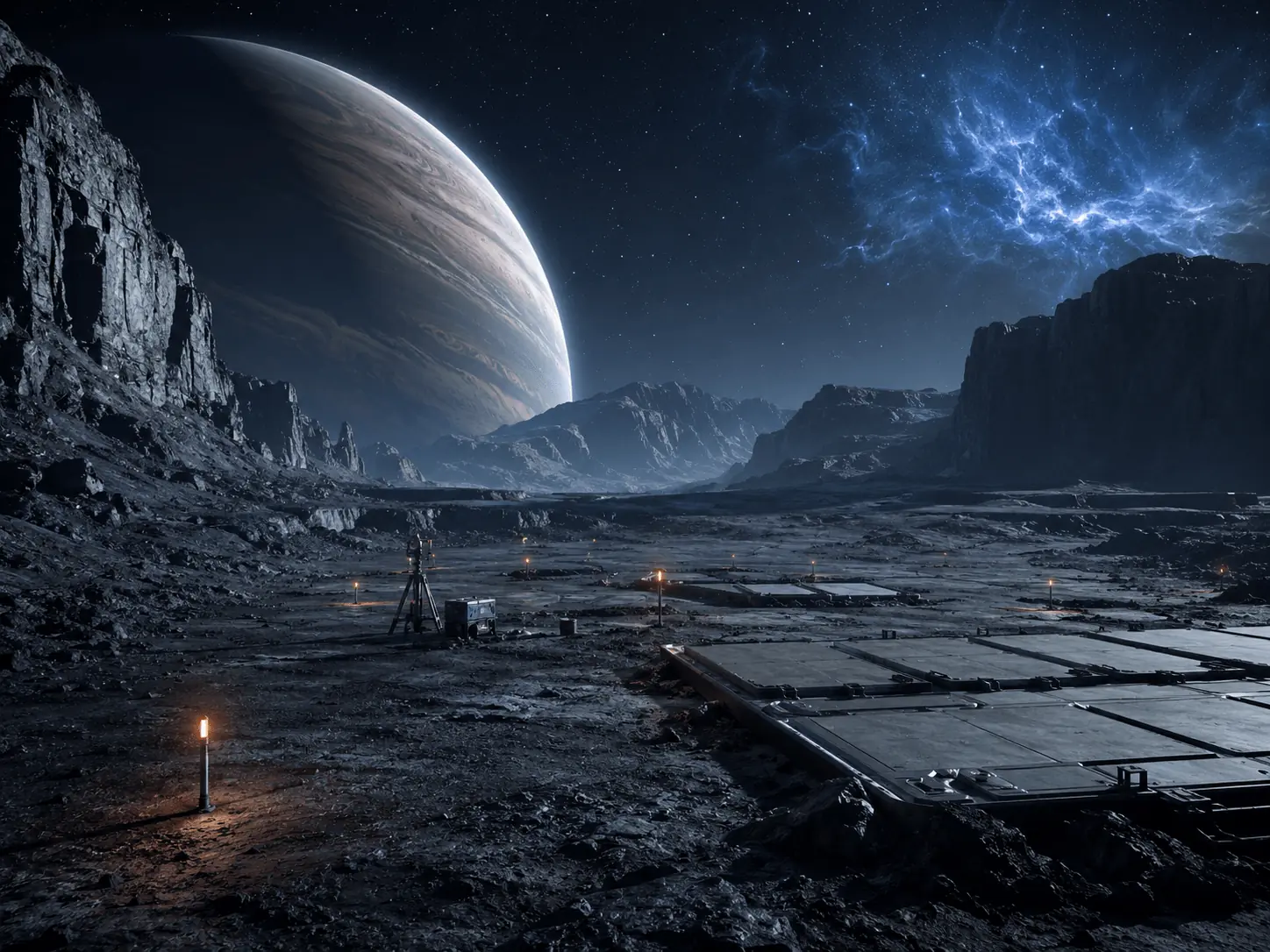適合建立前哨基地的廣闊異星荒原